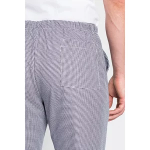 Pantalon cocinero 8540 Dyneke 8540741: detalle del bolsillo trasero.