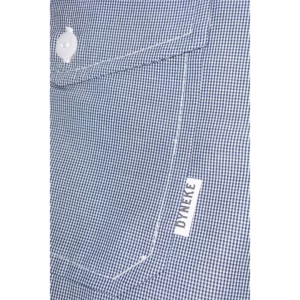Camisa srta. bolsillo pecho m/l Dyneke 8596400: detalle del bolsillo y tejido.