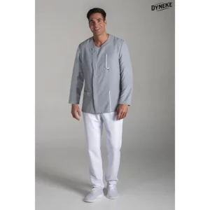 Chaqueta hombre m/l gris tapeta Dyneke 8802491: vista de conjunto con modelo.