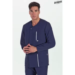 Chaqueta hombre m/l marino tapeta Dyneke 8802583: vista frontal con modelo.
