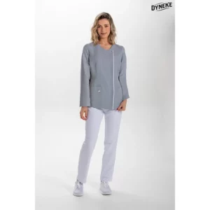 Chaqueta mujer m/l gris tapeta Dyneke 8803491: vista de conjunto con modelo.