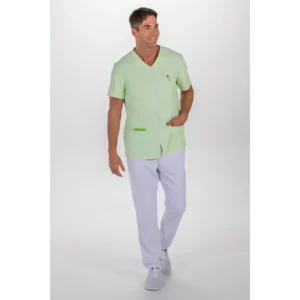 Chaqueta hombre m/c verde Dyneke 8808489: vista de conjunto con modelo.