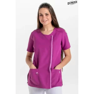 Chaqueta sra.púrpura tapeta lila Dyneke 8821568: vista frontal con modelo.