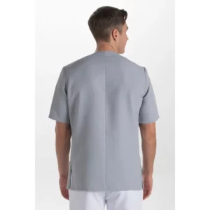 Chaqueta hombre m/c gris tapeta Dyneke 8822491: vista trasera con modelo.