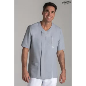 Chaqueta hombre m/c gris tapeta Dyneke 8822491: vista frontal con modelo.