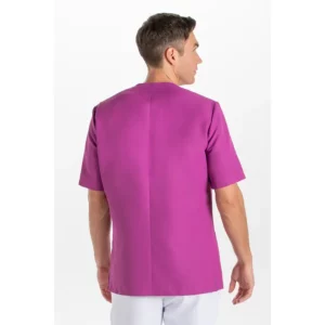 Chaqueta hombre m/c púrpura tapeta Dyneke 8822568: vista trasera con modelo.