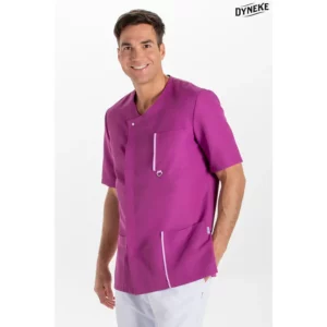 Chaqueta hombre m/c púrpura tapeta Dyneke 8822568: vista frontal con modelo.