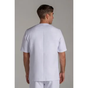 Chaqueta hombre m/c blanca tapeta Dyneke 8822570: vista trasera con modelo.