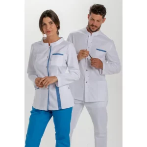 Chaqueta caballero contraste azul Dyneke 8824875: vista de conjunto con dos modelos.