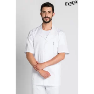 CHAQUETA BLANCA 8832 Dyneke 8832700: vista frontal con modelo.
