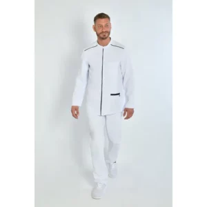 Chaqueta hombre M/L vivo tejano Dyneke 8883570: vista de conjunto con modelo.
