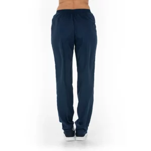 Pantalón microfibra azul marino Dyneke 9929577: vista trasera del pantalón con modelo.