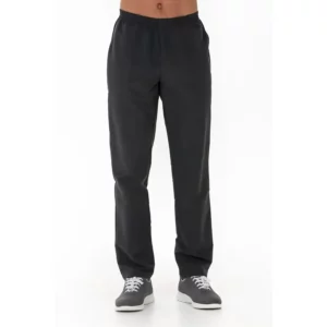 Pantalón microfibra negro Dyneke 9929578: vista frontal del pantalón con modelo.
