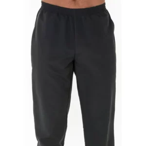 Pantalón microfibra negro Dyneke 9929578: detalle frontal del pantalón.