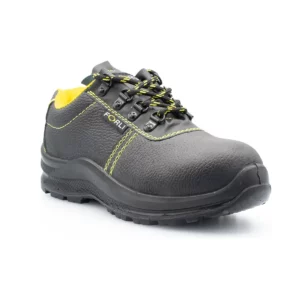 Zapato de seguridad Forli BOSTON negro/amarillo, vista tres cuartos