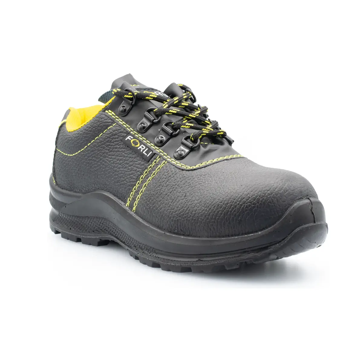 Zapato de seguridad Forli BOSTON S3 2 Zapato de seguridad Forli BOSTON negro/amarillo, vista tres cuartos