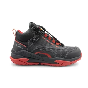 Bota de seguridad Forli BRONX negro/rojo, vista lateral