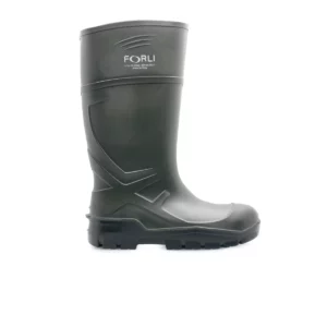 Bota de seguridad Forli CLEVELAND verde oscuro, vista lateral