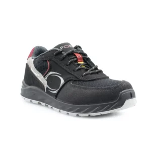 Zapato de seguridad Forli DENVER negro, vista tres cuartos