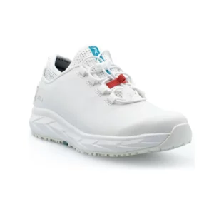 Zapato de trabajo Forli DOVERBL blanco, vista tres cuartos