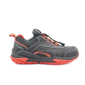 Zapato de seguridad Forli HARLEM negro/rojo, vista lateral