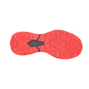 Zapato de seguridad Forli HARLEM negro/rojo, vista suela