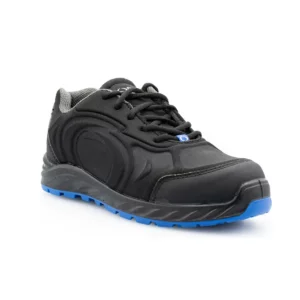 Zapato de seguridad Forli MEMPHIS negro/azul, vista tres cuartos