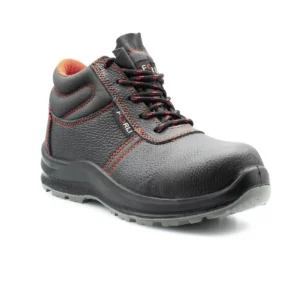 Bota de seguridad Forli MICHIGAN negro/rojo, vista tres cuartos