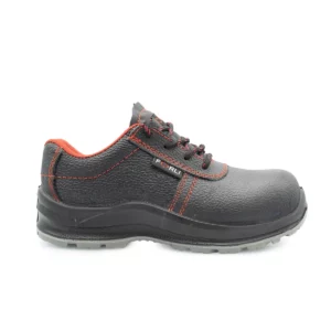 Zapato de seguridad Forli PORTLAND negro/rojo, vista lateral