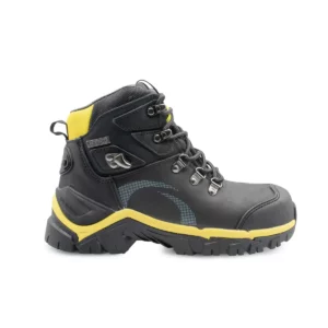 Bota de seguridad Forli SAVANNAH negro/amarillo, vista tres cuartos