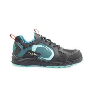 Zapato de seguridad Forli SIOUX negro/verde, vista lateral