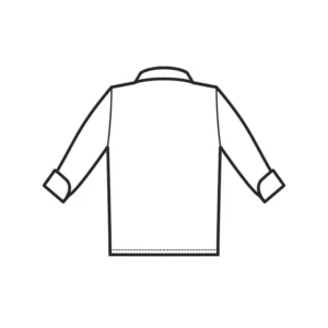 Chaqueta Cocina Babychef Isacco 000990: esquema posterior
