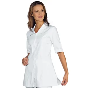 Casaca Tórtola Isacco 002100M, Blanco: prenda vestida