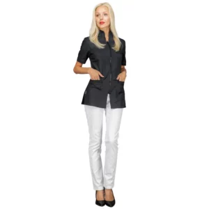Casaca Florida Isacco 002511, Negro: prenda vestida, cuerpo entero