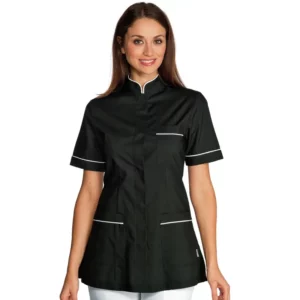 Casaca Panarea Isacco 002701, Negro/Blanco: prenda vestida