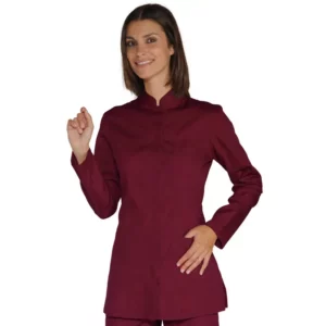 Casaca Portofino Isacco 002803, Burdeos: prenda vestida