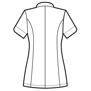 Casaca Isacco Zama Super Dry 004741, esquema posterior