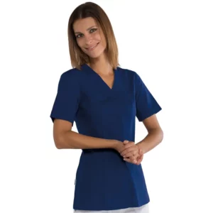 Casaca Isacco Sion 005202, color Blu, vista frontal con modelo