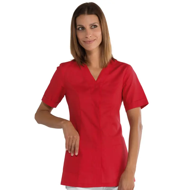 Casaca Isacco Sion 005207 1 Casaca Isacco Sion 005207, color Rojo, vista frontal con modelo