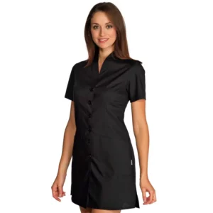 Casaca Isacco Antibe 005701, color Negro, vista frontal con modelo