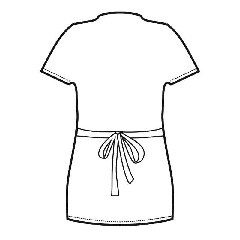 Kimono Isacco Superdry 006009 4 Kimono Isacco Superdry 006009, esquema posterior