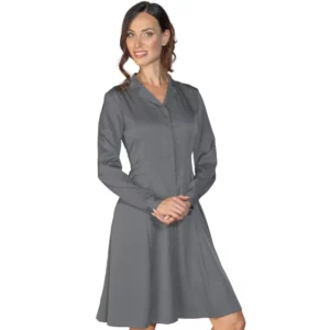Vestido Isacco Mayflower Tecnostretch 007112, color Gris, vista frontal con modelo