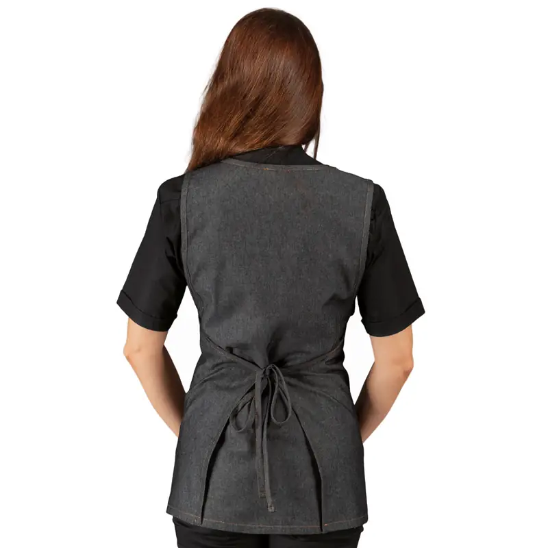Casulla Isacco Papeete 013041 2 Casulla Isacco Papeete 013041, color Black jeans, vista posterior con modelo