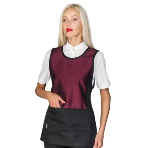 Casulla Isacco Papeete 013143, color Lurex 03, vista frontal con modelo