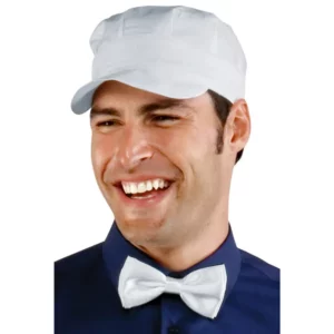 Gorra Isacco Sam 072000, Blanco, vista con modelo
