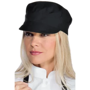Gorra Isacco Sam 072001, Negro, vista con modelo