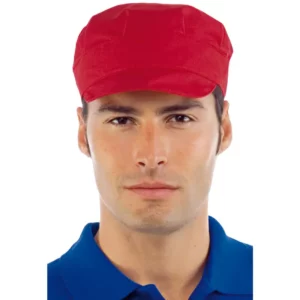 Gorra Isacco Sam 072007, Rojo, vista con modelo