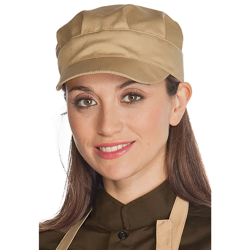 Gorra Isacco Sam 072015 1 Gorra Isacco Sam 072015, Biscotto, vista con modelo