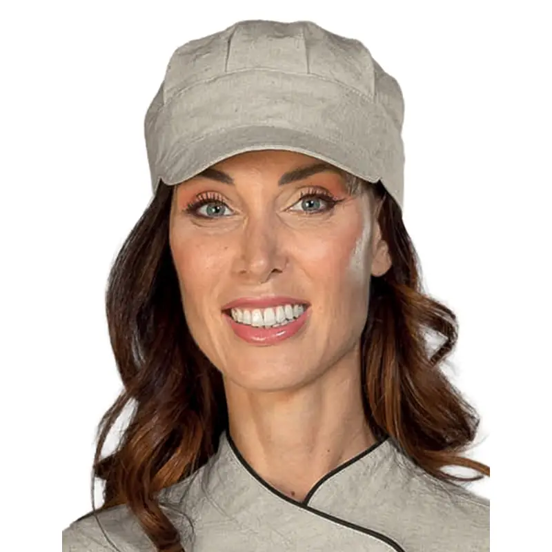 Gorra Isacco Sam 072016 1 Gorra Isacco Sam 072016, Lino, vista con modelo