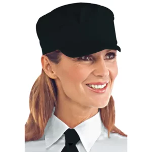Gorra Isacco Sam 072101, Negro, vista con modelo